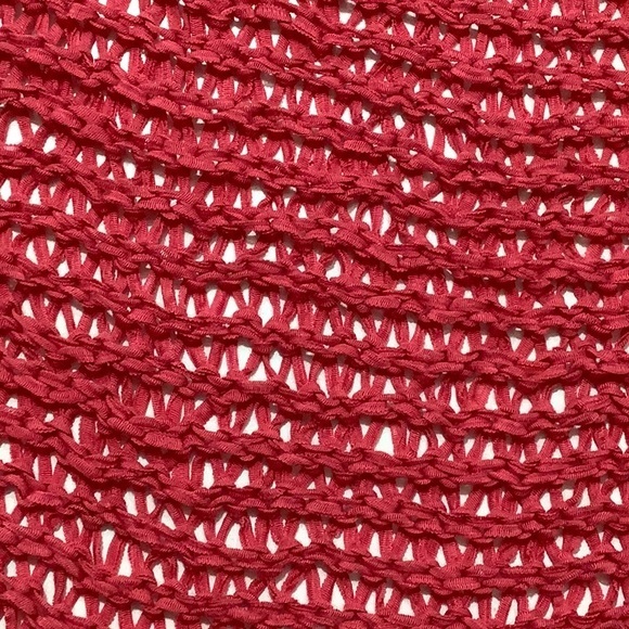 Purejill by j. Jill crochet coral pink vest size XS EUC - Picture 7 of 9